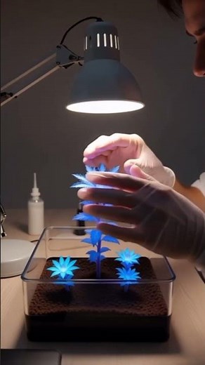 ASMR Alien Flower | Macro Exploration, Bioluminescence, Relaxing Sounds [4K]