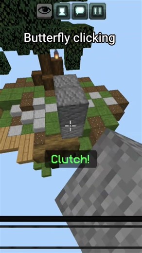 butterfly clicking#Minecraft