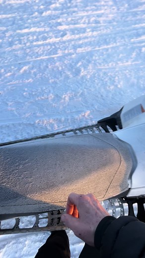 Frosty morning on lake Simcoe! Hardwater fishing! #icefishing #lakesimcoe #skidoo #winter