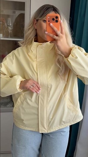 Stylish windbreaker with #wildberries