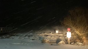 An inch and counting at Lake Terrell in Ferndale at 9:45 pm. Please use the pinned post at the top of the page for snow reports and road reports. | Whatcom County Weather