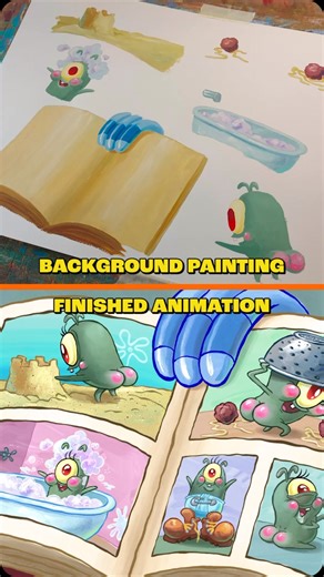 133K views · 2K reactions | we still can’t get over the artistry that goes into a SpongeBob episode Background Painter: @amylewisart Layout Artist: George Nachev Art Direction: Shane Richardson | SpongeBob SquarePants | Facebook