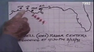 As we track Hurricane Laura tonight it was 28 years ago tonight Hurricane Andrew was heading toward the Louisiana coast...Nash tracking it on his maps! | Meteorologist Payton Malone WWLTV