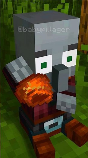 Baby Pillager’s Wolf Save! I Minecraft Pillager Animation