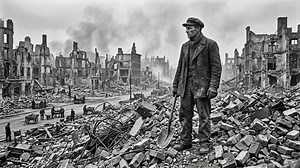 Cities lay in ruins in 1946 as nations raced to rebuild a shattered postwar world