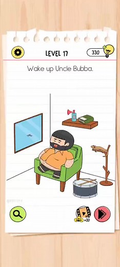 Brain Test 4 Tricky Friends LEVEL 17 Walkthrough with commentary