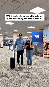 Is flying out of PHX is the best option? We tested it! 👀 Same destination. Same day. Two different airports! JT flew PHX → TPA I (Jordyn) flew TUS → TPA And honestly? Tucson surprised us in the best way! ✔️ About a 20 min drive to TUS instead of a 1.5 hr drive to PHX ✔️ Parking starting around $6/day vs $16 /day at PHX ✔️ Faster security and way less crowded terminals ✔️ Easy connections to major cities, without the PHX chaos! ✔️ Solid food, coffee, and local vibes inside the terminal Sometimes