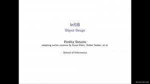 Informatics 1B Lecture 16 Part 1