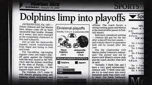 31K views | In the 2000 NFL Playoffs, the Dolphins limped into a divisional round matchup with the Jaguars. Dan Marino, who had had an up-and-down season (mostly the latter), played like absolute garbage and was benched after one drive in the second half. | SB Nation NFL | Facebook