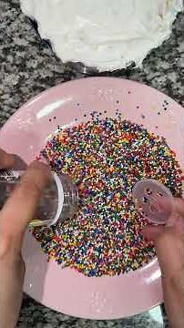 Making the viral dot cake for my daughter ❤️ #dotcake #trend #viral #daughter #food #asmr