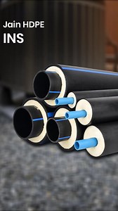 The Jain HDPE Insulated Piping System offers unmatched durability and efficiency for a wide range of applications! Engineered for superior thermal performance and long-term reliability, it ensures optimal insulation and protection in even the most demanding environments! Trust #JainIrrigation for a piping solution that delivers both performance and longevity 💯 #JainPipes #InsulatedPipes #PipingSystem #Pipes #JISL | Jain Irrigation Systems Ltd.