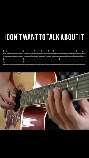 I don't want to talk about it _Guitar tabs tutorial #idontwanttotalkaboutit #guitarfingerstyle #guitar #fingerstyle #tabs #tutorial #RLFingerstyle