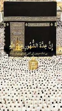 إن عدة الشهور عند الله اثنا عشر شهرًا | The Sacred Months in Islam | القارئ محمد عبید اللہ