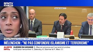 1.5M views · 10K reactions | Écoutez la maccarthyste Prisca Thevenot tentant de manipuler les téléspectateurs de BFMTV. « Y a-t-il une question à laquelle je n’ai pas répondu » de JL Mélenchon devient « Je n’ai pas répondu à votre question ». Cette commission d’enquête aura au moins fait la démonstration que Thevenot ment comme elle respire. | Paul Vannier | Facebook
