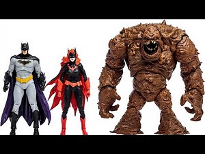 New McFarlane Toys - DC Multiverse Clayface Batman & Batwoman 3pk, Gold Label, Amazon Exclusive
