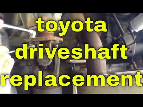 Quick SIMPLE driveshaft Replacement Toyota 4Runner 2WD √ Fix it Angel