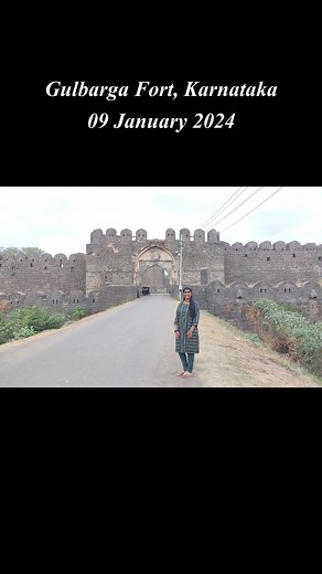 Gulbarga Fort is located in Kalaburagi (Karnataka), was the Capital of Bahamani Empire between 1347 to 1424 AD, was probably built by Raja Gulchand of Warangal and afterwards strengthened by Ala-Ud-Din Bahamani. | Vinod Kamble