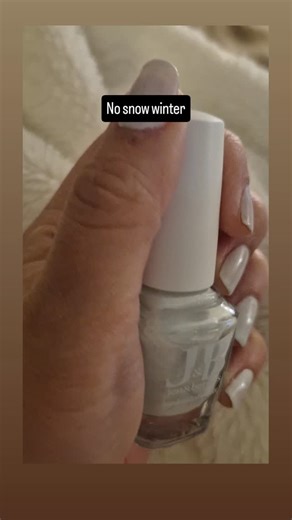galatea smith | Winter isn't winter without snow ❄️❄️ I created my polar vortex manicure using @jandberries Sudden Sprinkling of Snow in three coats... | Instagram