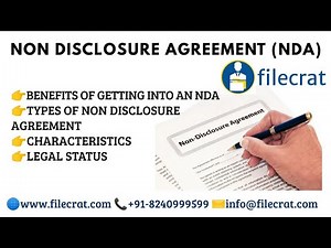 Non-Disclosure Agreement Explanation | Draft an NDA Agreement | Benefits &Types - Filecrat
