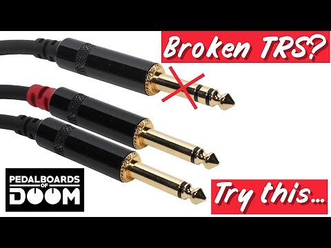 Broken TRS Cable Solution - Tricks and Tips