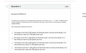 A company has a tanker truck to transport liquid chemicals. The... | Filo
