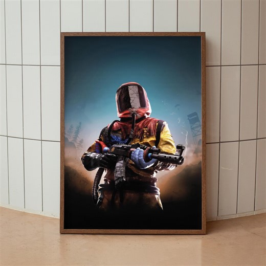 Rust Poster Print, Rust Cover, Rust Game, 4 Colors, Gaming Decor, Video Game Poster, Gaming Gift, Video Game Print - Etsy