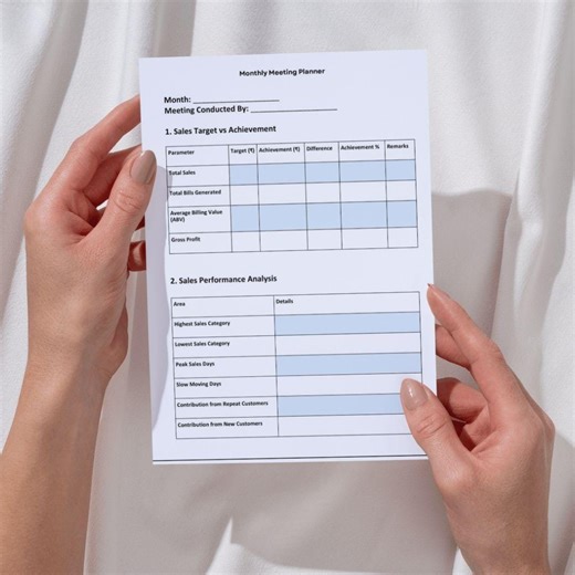 Monthly Meeting Planner Printable | Team Agenda | Action Items (PDF Download) - Etsy