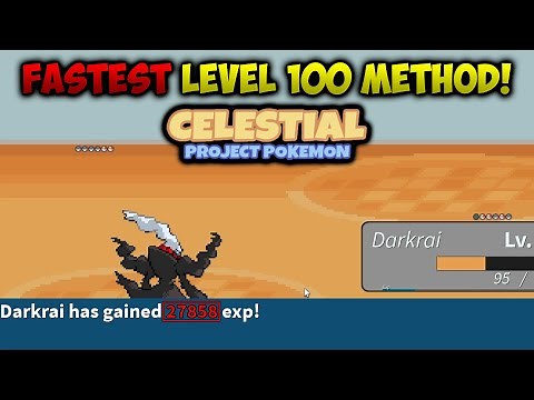 [CODES] The FASTEST Method To Get Level 100 Pokemon In Project Pokemon (Project Celestial Roblox)
