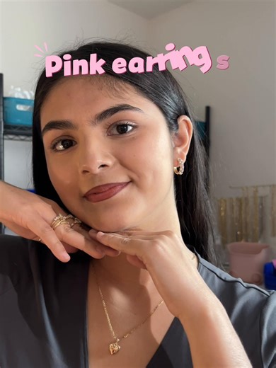 For my pink girlies #pink #hoops #earrings #gold #forher | Hoops Earrings