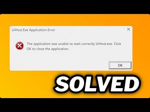 (FIXED) UiHost.exe application error in windows 10/11