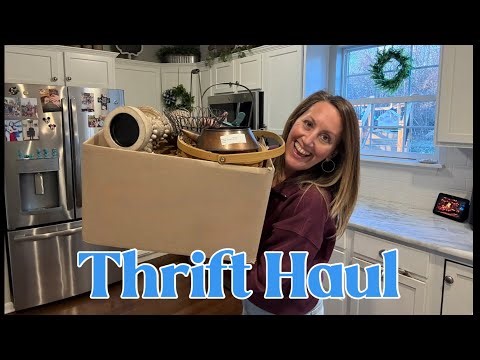 My New Favorite Hobby! Thrift Haul | Shopping Local and Supporting Small Shops