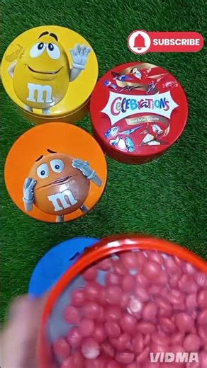 🍬 M&M’s Rainbow Candy Mix | Super Satisfying Shorts 🌈