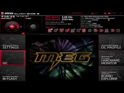 BIOS Walkthrough: MSI X570 Godlike
