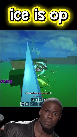 ice combo is op blox fruits #roblox