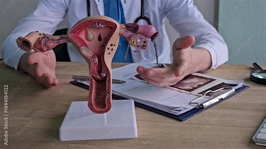 Understanding the human reproductive system with a model demonstration in a clinic