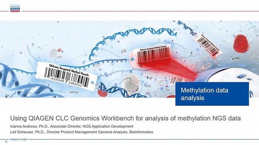 Streamlining analysis of targeted NGS methylation data using QIAGEN CLC Genomics Workbench software