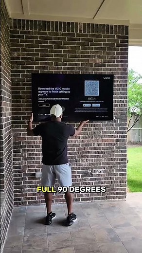 Installing a 65" Vizio on a brick wall #tvinstallation #mountit