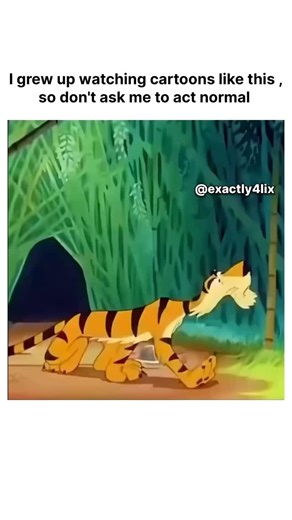 Memes and funny clips on Instagram: "“Tiger Trouble” came out in 1945 and put Goofy in the role of a big game hunter sent to capture a tiger named Rajah. The short plays on the idea of a confident animal facing a hunter who has no real experience, which quickly flips the entire chase. From the start, the narrator builds up Goofy as brave, but every scene shows him fumbling through traps, gear, and basic tracking. The tiger, on the other hand, moves with total ease. He outsmarts Goofy again and a