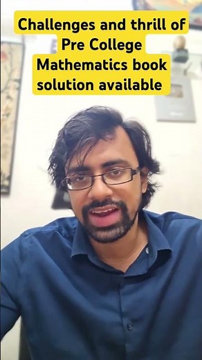 Challenges and thrill of Pre College Mathematics book solution available #mathematics #booksolution