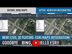 Goodbye Bing, Hello Esri! The NEW Civil 3D Aerial Map Integration