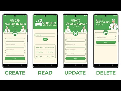 CRUD using Firebase Realtime Database in Android Studio using Kotlin | Create, Read, Update, Delete