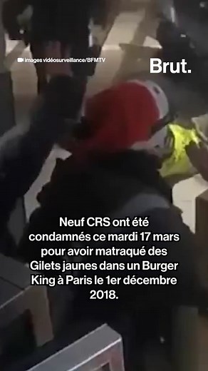 CRS condamnés pour violences sur Gilets Jaunes