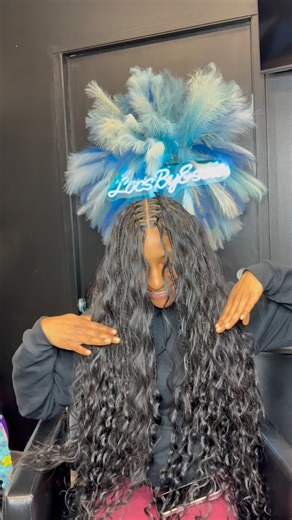 The mermaid locs showed up and showed out😍👏🏾 Book your appointments @ www.locsbyessie.as.me