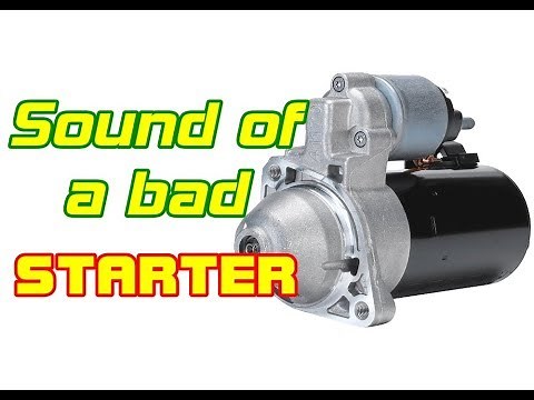 ⭐ How Does A Starter Going Bad Sound? - Sounds Of A Bad Starter - Part 2 In Description