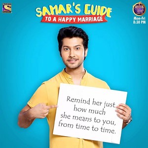 Need some tips for a happy marriage? Then here's #SamarsGuide to help you! Catch more of his tips and watch his journey of love with Jaya, only on #MainMaaykeChaliJaaungi, Mon-Fri, at 8:30 PM. Namish Taneja | Sony Entertainment Television