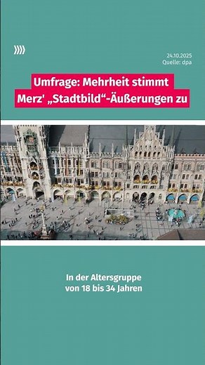 Mehrheit gibt Merz in „Stadtbild“-Debatte recht