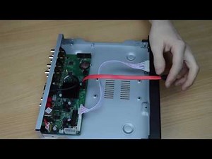 How to install a hard drive to a DVR