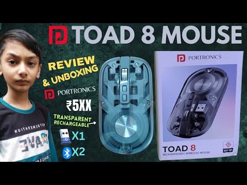 Portronics Toad 8 Mouse | Review | @chitrangvarshneycreative | 😊