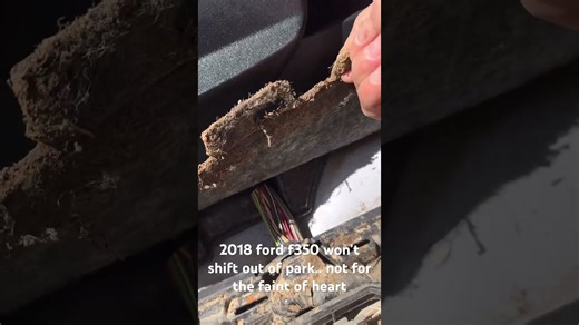 2018 Ford f350 shift interlock problem found