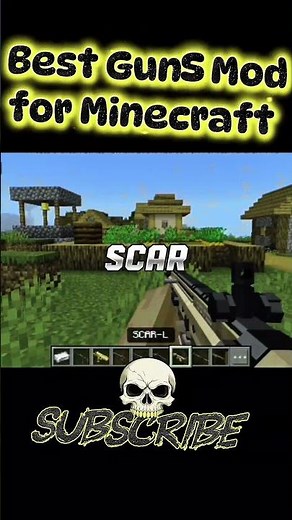 This Minecraft Guns Mod Is INSANE 🤯 (Realistic Weapons!) #gaming #minecraftshorts